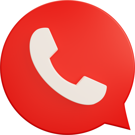 Call Message 3D Illustration